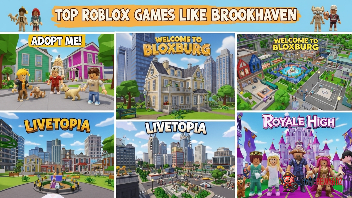 Top Roblox Games Like Brookhaven